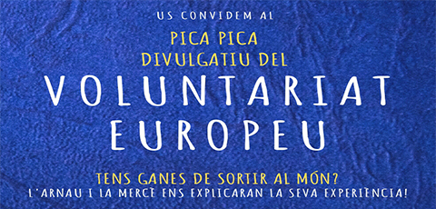 Pica pica divulgatiu del voluntariat europeu